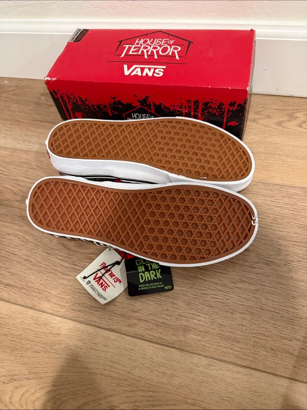 NWT Vans x House of Terror Friday the 13th Slip-Ons Size 9